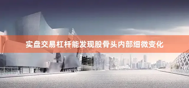 实盘交易杠杆能发现股骨头内部细微变化